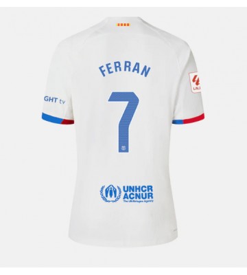 Barcelona Ferran Torres #7 Replica Away Stadium Shirt for Women 2023-24 Short Sleeve
